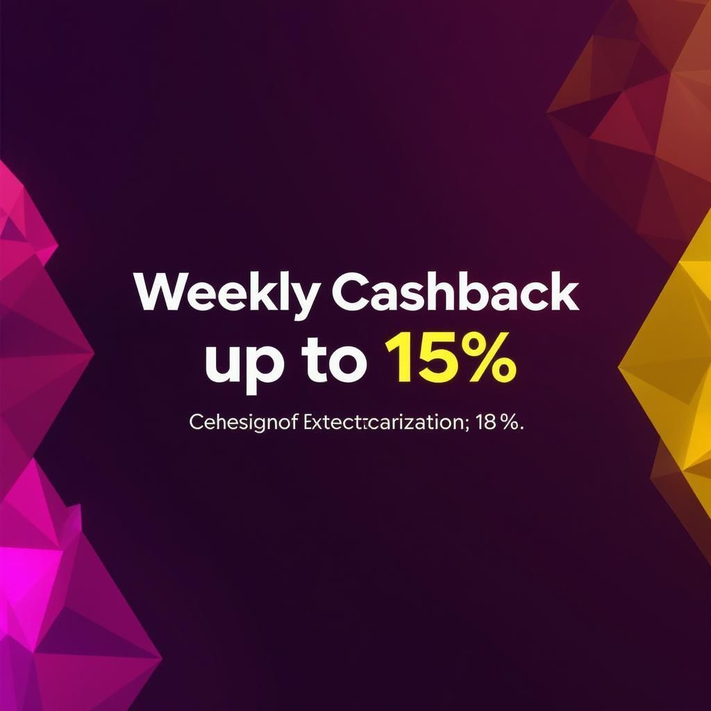 Weekly Cashback up to 15%